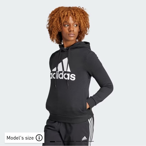 @ADIDAS@ Essentials Logo Fleece Hoodie, Women’s Sportswear sweatshirt. Size L - Picture 1 of 9